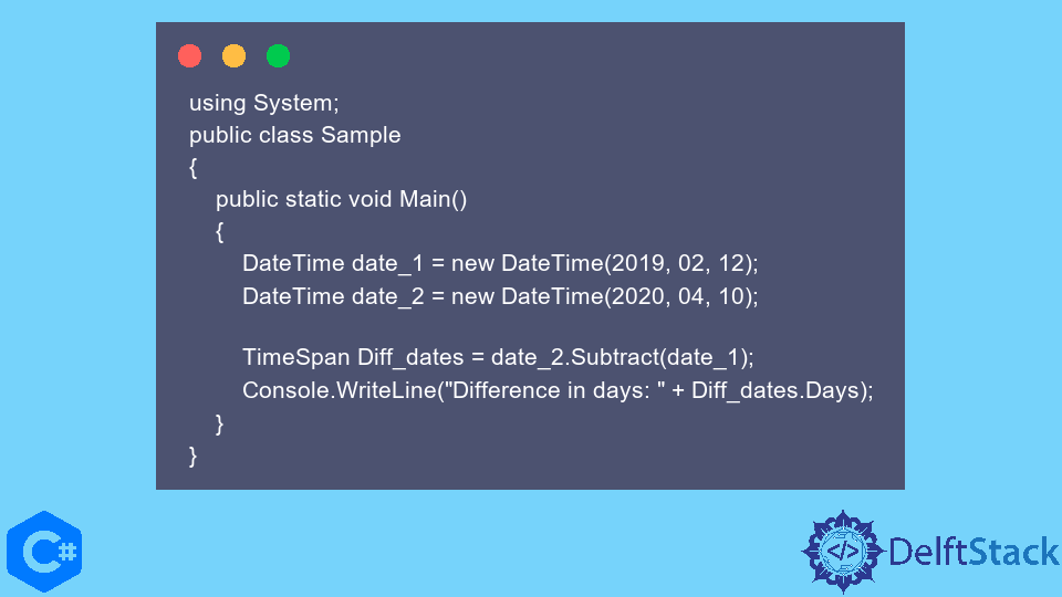 comment-calculer-la-diff-rence-entre-deux-dates-en-c-delft-stack